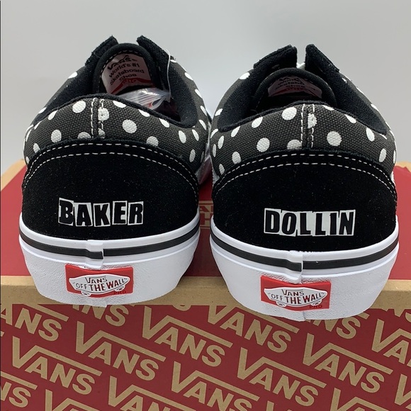 VANS OLD SKOOL PRO BAKER DOLLIN/Polka dots men’s - Picture 10 of 16